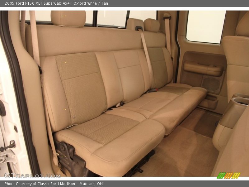 Oxford White / Tan 2005 Ford F150 XLT SuperCab 4x4