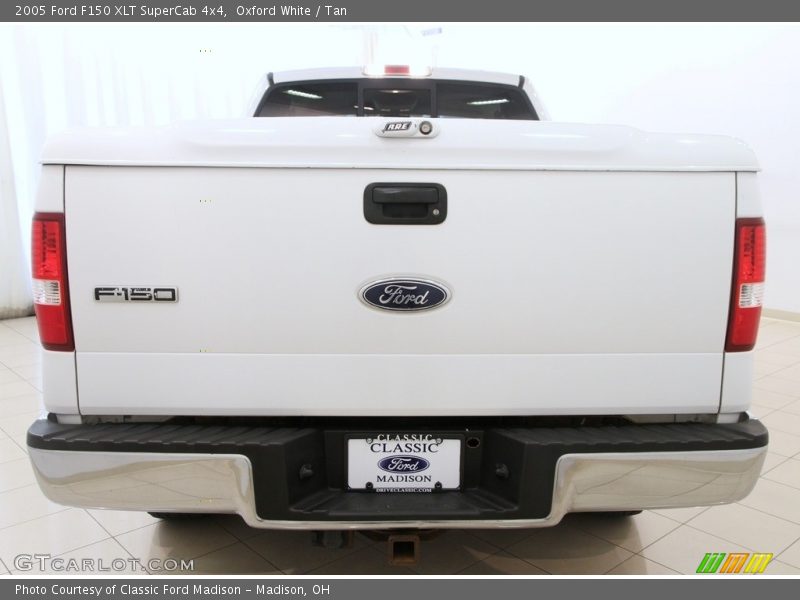 Oxford White / Tan 2005 Ford F150 XLT SuperCab 4x4