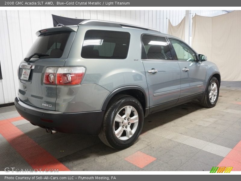 Blue-Gold Crystal Metallic / Light Titanium 2008 GMC Acadia SLT AWD