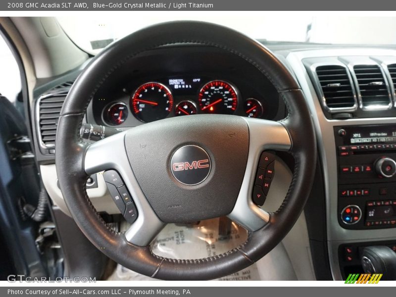 Blue-Gold Crystal Metallic / Light Titanium 2008 GMC Acadia SLT AWD
