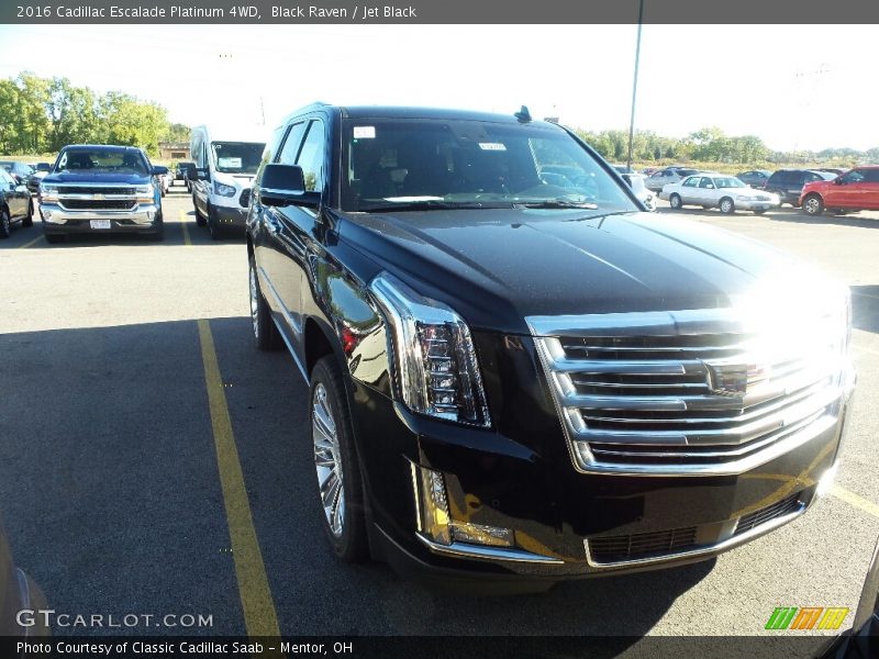 Black Raven / Jet Black 2016 Cadillac Escalade Platinum 4WD