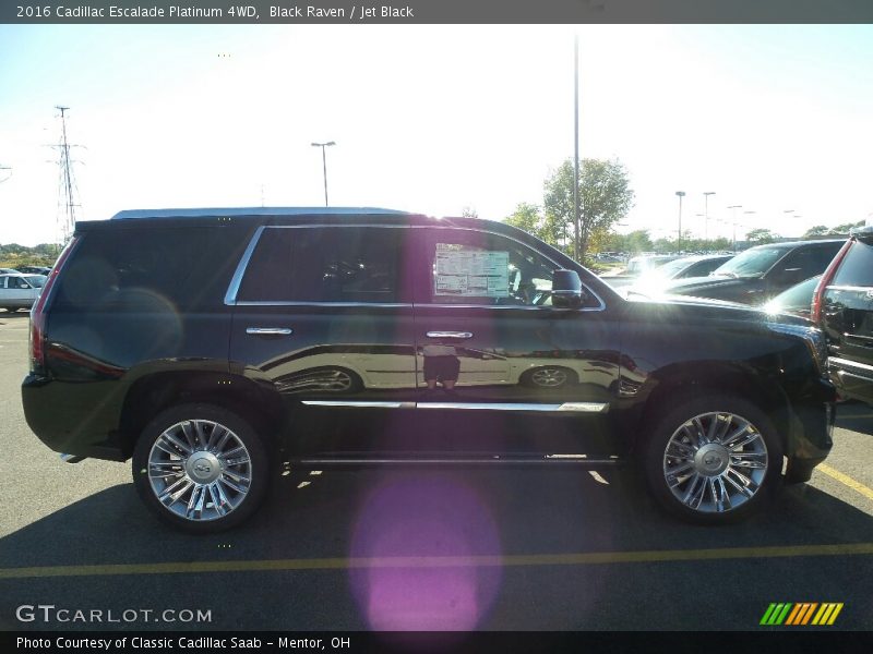 Black Raven / Jet Black 2016 Cadillac Escalade Platinum 4WD