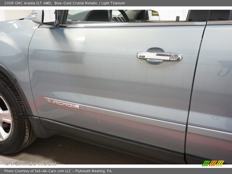 Blue-Gold Crystal Metallic / Light Titanium 2008 GMC Acadia SLT AWD