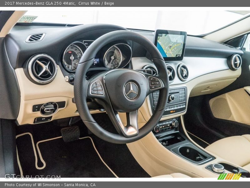 Cirrus White / Beige 2017 Mercedes-Benz GLA 250 4Matic