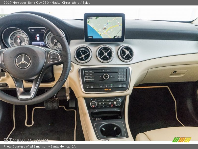 Cirrus White / Beige 2017 Mercedes-Benz GLA 250 4Matic