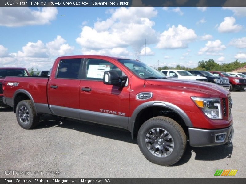 Front 3/4 View of 2017 TITAN XD PRO-4X Crew Cab 4x4