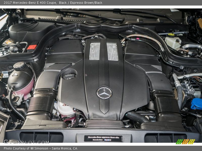  2017 E 400 Coupe Engine - 3.0 Liter Turbocharged DOHC 24-Valve VVT V6