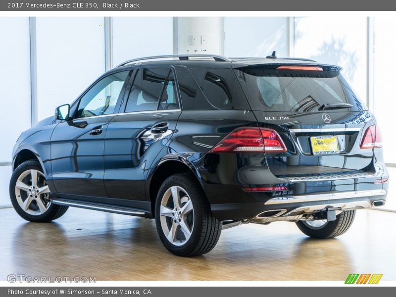 Black / Black 2017 Mercedes-Benz GLE 350