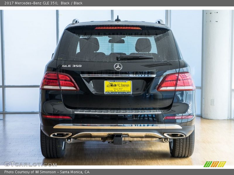 Black / Black 2017 Mercedes-Benz GLE 350