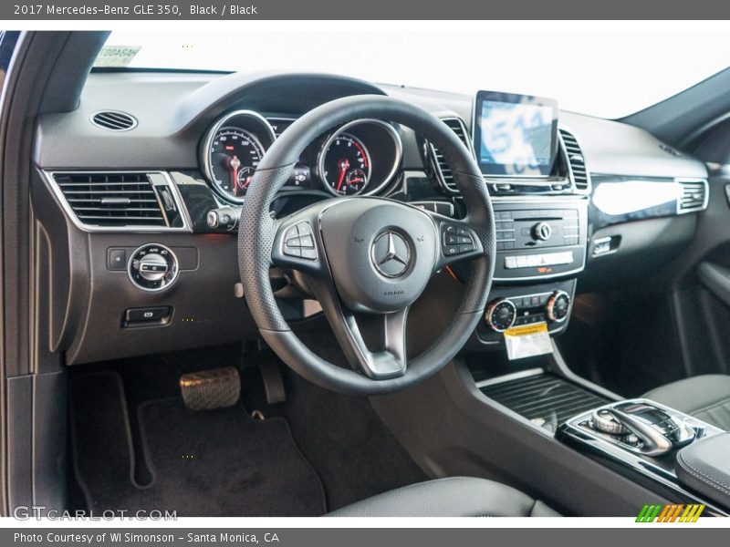 Black / Black 2017 Mercedes-Benz GLE 350