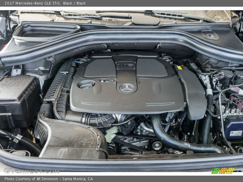 Black / Black 2017 Mercedes-Benz GLE 350