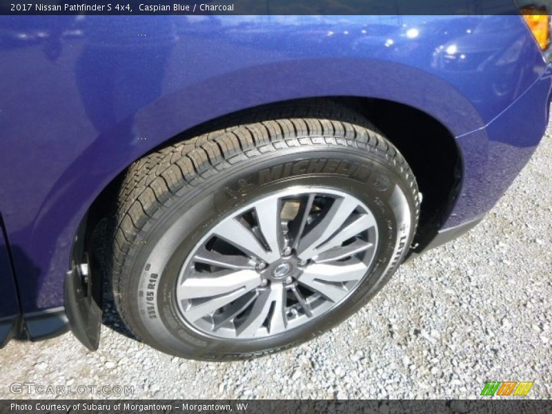 Caspian Blue / Charcoal 2017 Nissan Pathfinder S 4x4