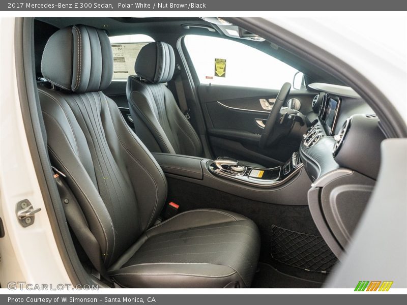 Polar White / Nut Brown/Black 2017 Mercedes-Benz E 300 Sedan