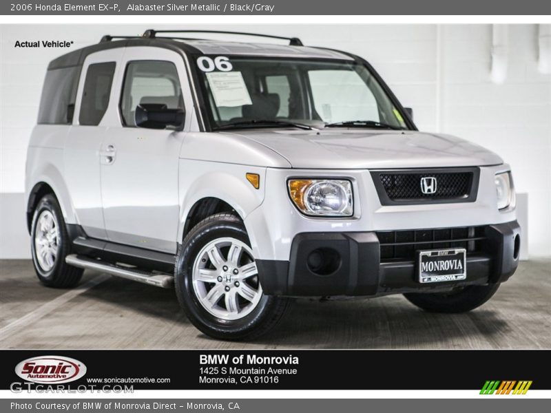 Alabaster Silver Metallic / Black/Gray 2006 Honda Element EX-P