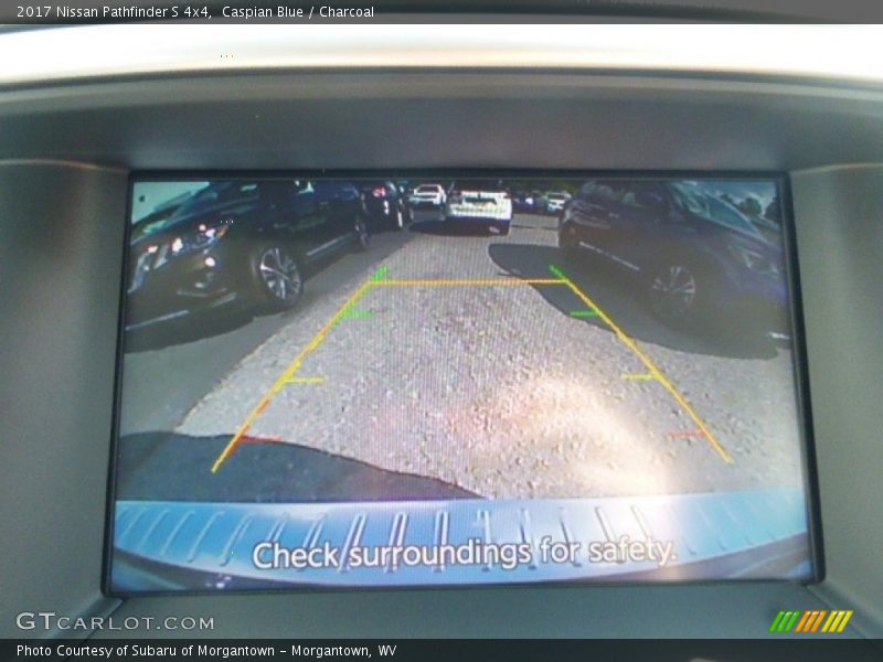 Caspian Blue / Charcoal 2017 Nissan Pathfinder S 4x4