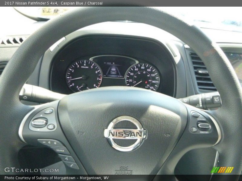 Caspian Blue / Charcoal 2017 Nissan Pathfinder S 4x4