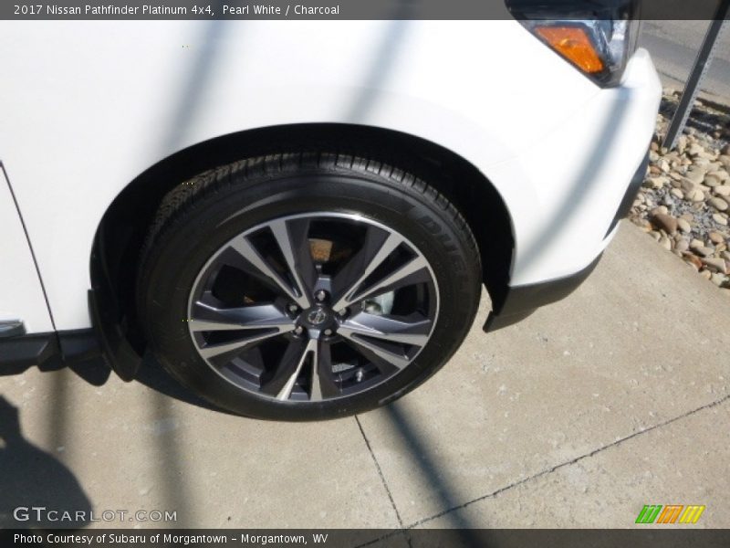 Pearl White / Charcoal 2017 Nissan Pathfinder Platinum 4x4