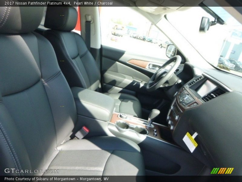 Pearl White / Charcoal 2017 Nissan Pathfinder Platinum 4x4