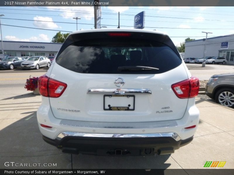 Pearl White / Charcoal 2017 Nissan Pathfinder Platinum 4x4