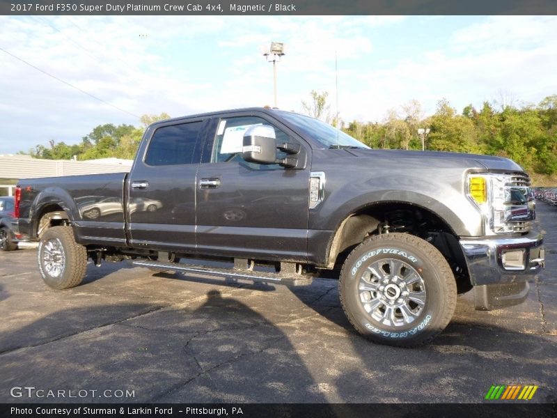 Magnetic / Black 2017 Ford F350 Super Duty Platinum Crew Cab 4x4