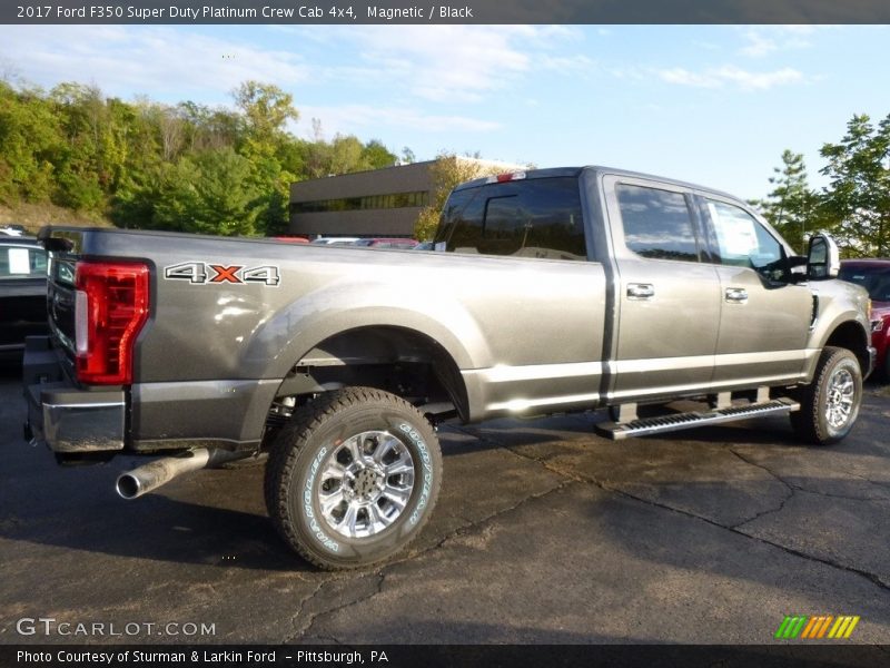 Magnetic / Black 2017 Ford F350 Super Duty Platinum Crew Cab 4x4