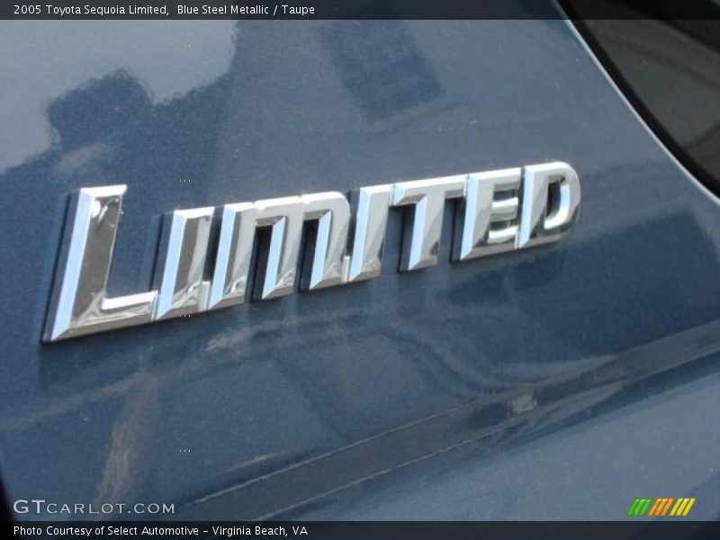 Blue Steel Metallic / Taupe 2005 Toyota Sequoia Limited