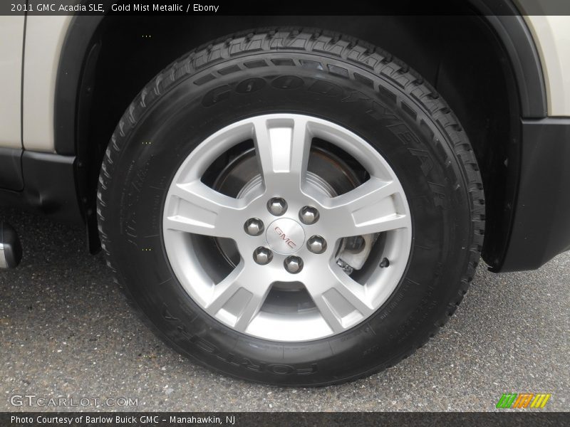 Gold Mist Metallic / Ebony 2011 GMC Acadia SLE
