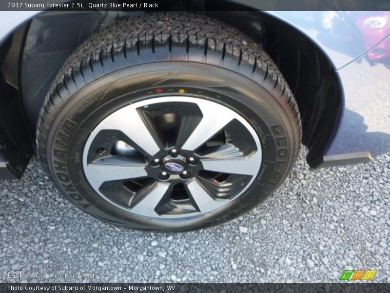 Quartz Blue Pearl / Black 2017 Subaru Forester 2.5i