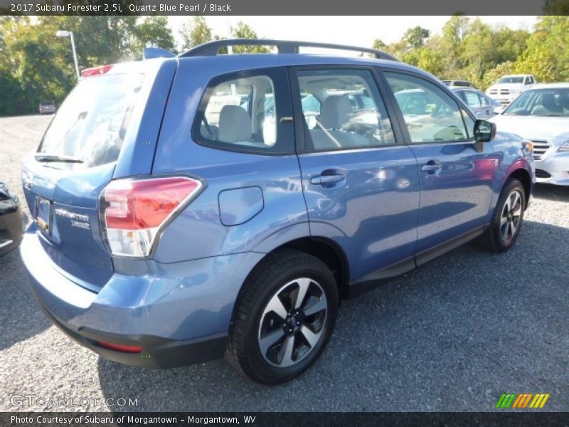 Quartz Blue Pearl / Black 2017 Subaru Forester 2.5i
