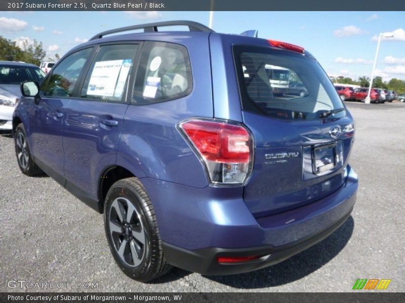 Quartz Blue Pearl / Black 2017 Subaru Forester 2.5i
