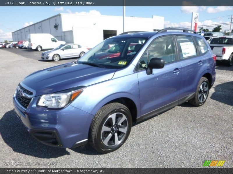 Quartz Blue Pearl / Black 2017 Subaru Forester 2.5i