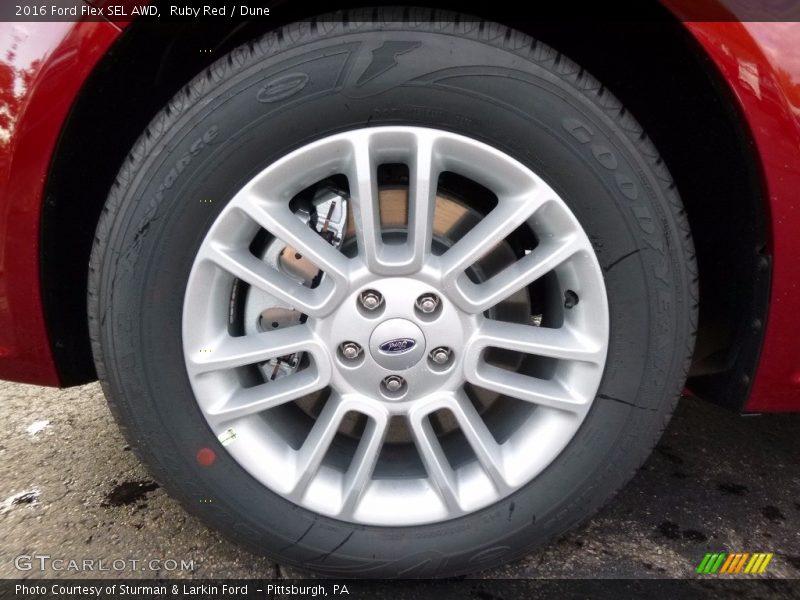 Ruby Red / Dune 2016 Ford Flex SEL AWD