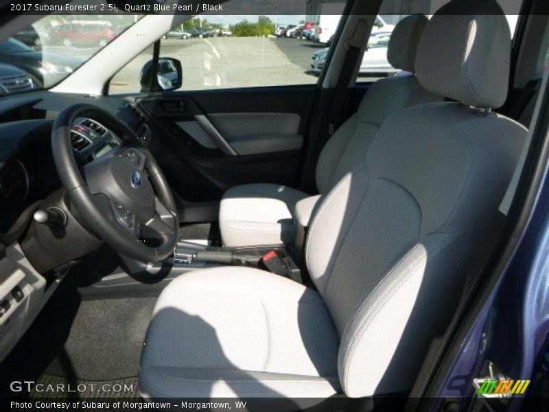 Quartz Blue Pearl / Black 2017 Subaru Forester 2.5i