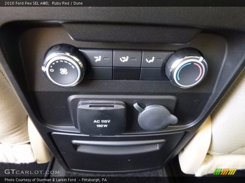 Ruby Red / Dune 2016 Ford Flex SEL AWD