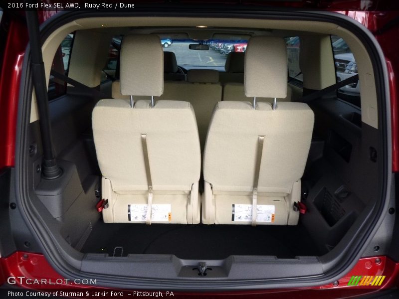Ruby Red / Dune 2016 Ford Flex SEL AWD