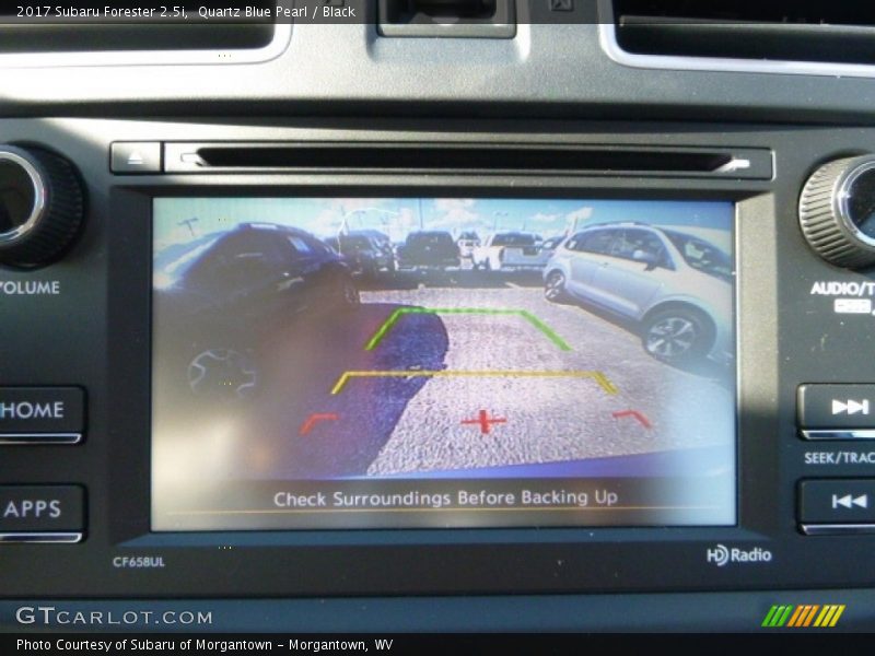 Quartz Blue Pearl / Black 2017 Subaru Forester 2.5i