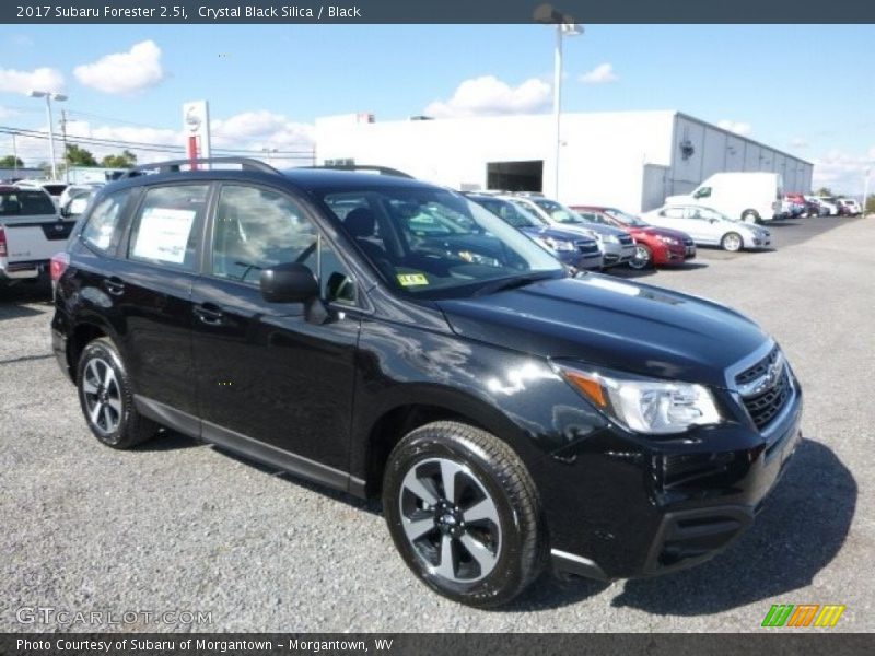 Crystal Black Silica / Black 2017 Subaru Forester 2.5i