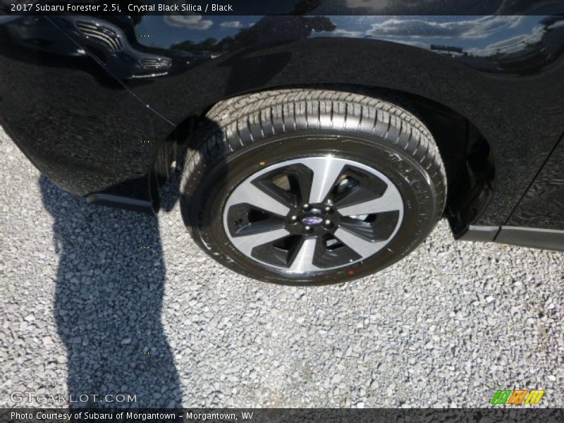 Crystal Black Silica / Black 2017 Subaru Forester 2.5i