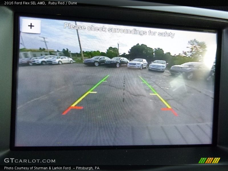 Ruby Red / Dune 2016 Ford Flex SEL AWD