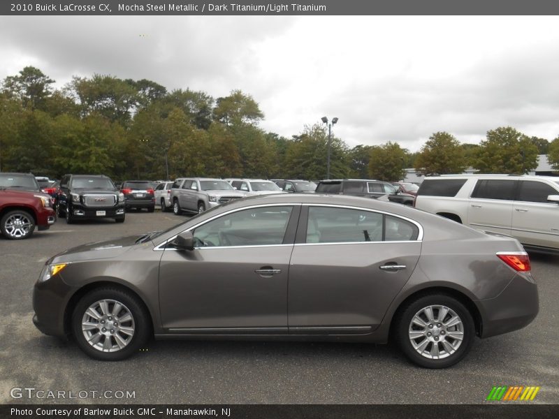 Mocha Steel Metallic / Dark Titanium/Light Titanium 2010 Buick LaCrosse CX