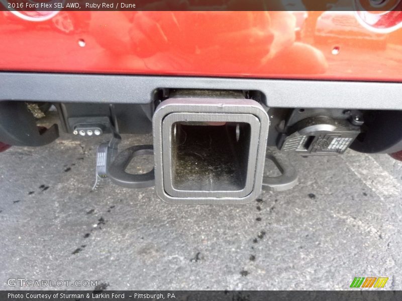 Ruby Red / Dune 2016 Ford Flex SEL AWD