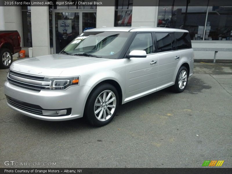 Ingot Silver / Charcoal Black 2016 Ford Flex Limited AWD
