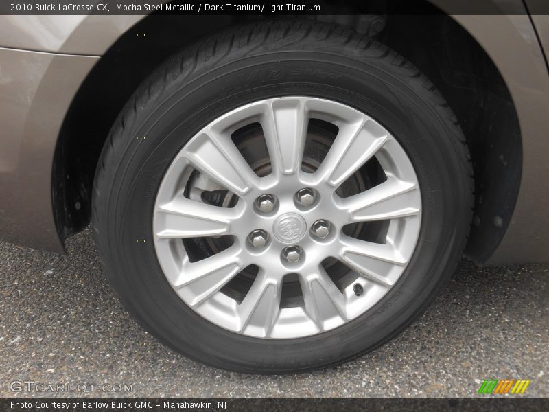 Mocha Steel Metallic / Dark Titanium/Light Titanium 2010 Buick LaCrosse CX