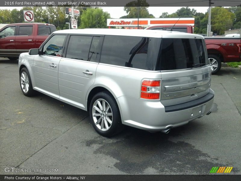 Ingot Silver / Charcoal Black 2016 Ford Flex Limited AWD