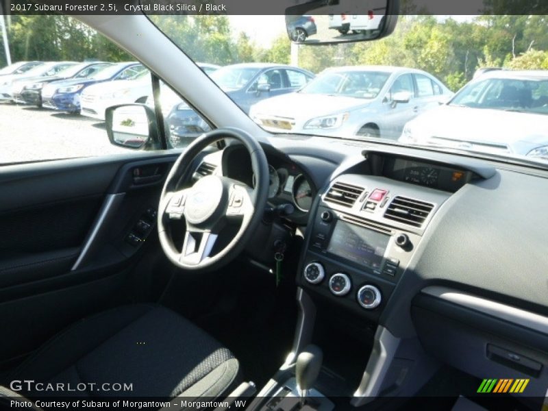 Crystal Black Silica / Black 2017 Subaru Forester 2.5i