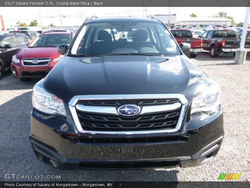 Crystal Black Silica / Black 2017 Subaru Forester 2.5i
