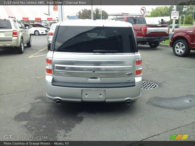 Ingot Silver / Charcoal Black 2016 Ford Flex Limited AWD