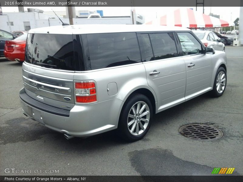 Ingot Silver / Charcoal Black 2016 Ford Flex Limited AWD