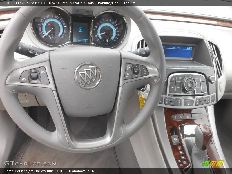 Mocha Steel Metallic / Dark Titanium/Light Titanium 2010 Buick LaCrosse CX