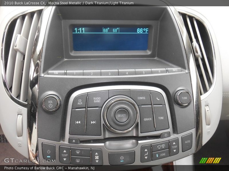 Mocha Steel Metallic / Dark Titanium/Light Titanium 2010 Buick LaCrosse CX